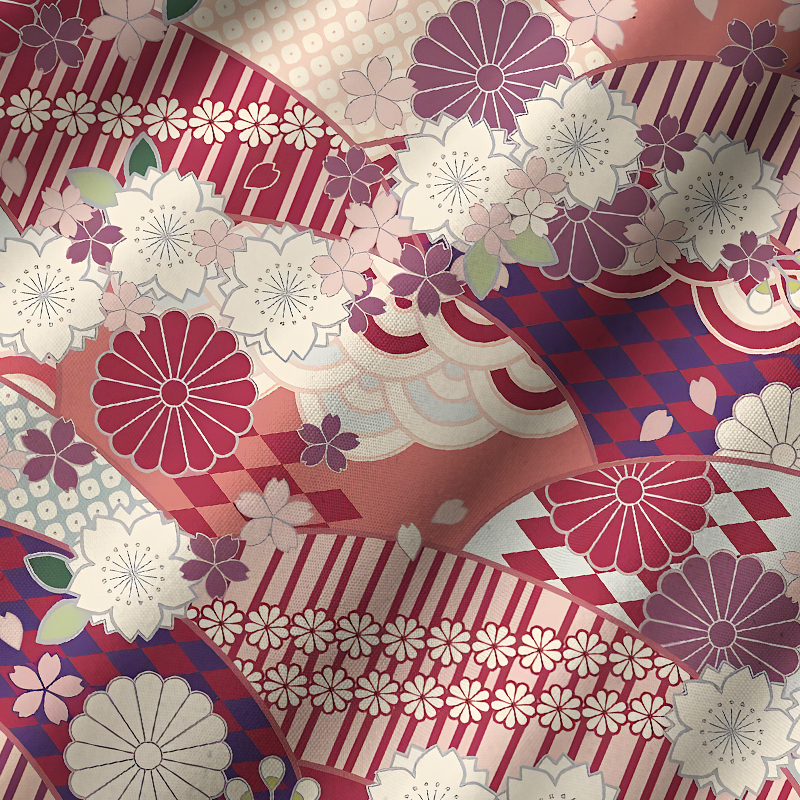 Tokyo-Tiger A Floral Fusion Cuban Collar Shirt