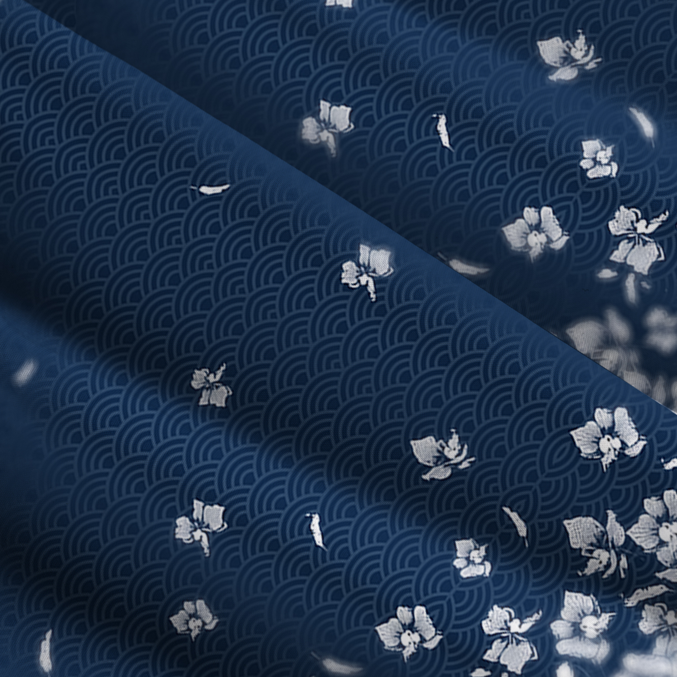 Tokyo-Tiger Falling Petals Maxi Dress