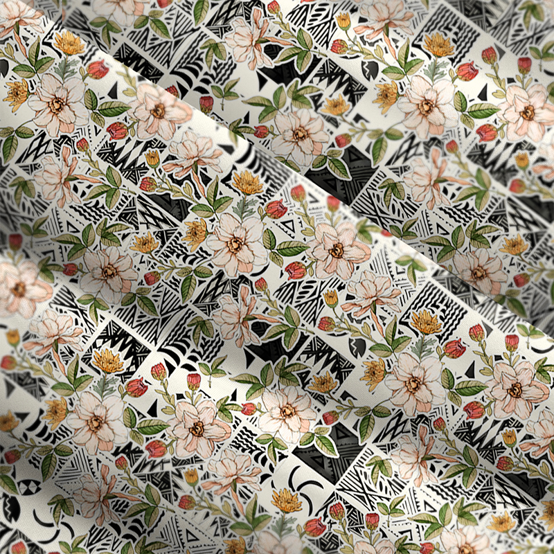 Tokyo-Tiger Tropical Floral Delight Maxi Dress
