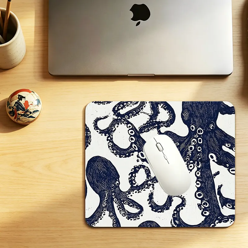 Tokyo-Tiger Ocean Octopus Aloha Mouse Pad