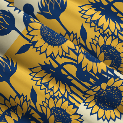 Tokyo-Tiger The Poem of Sunflowers Maxi Dress