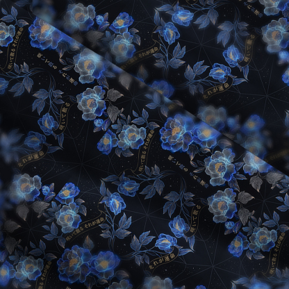 Tokyo-Tiger The Sea Of Flowers In The Darkness Maxi Dress