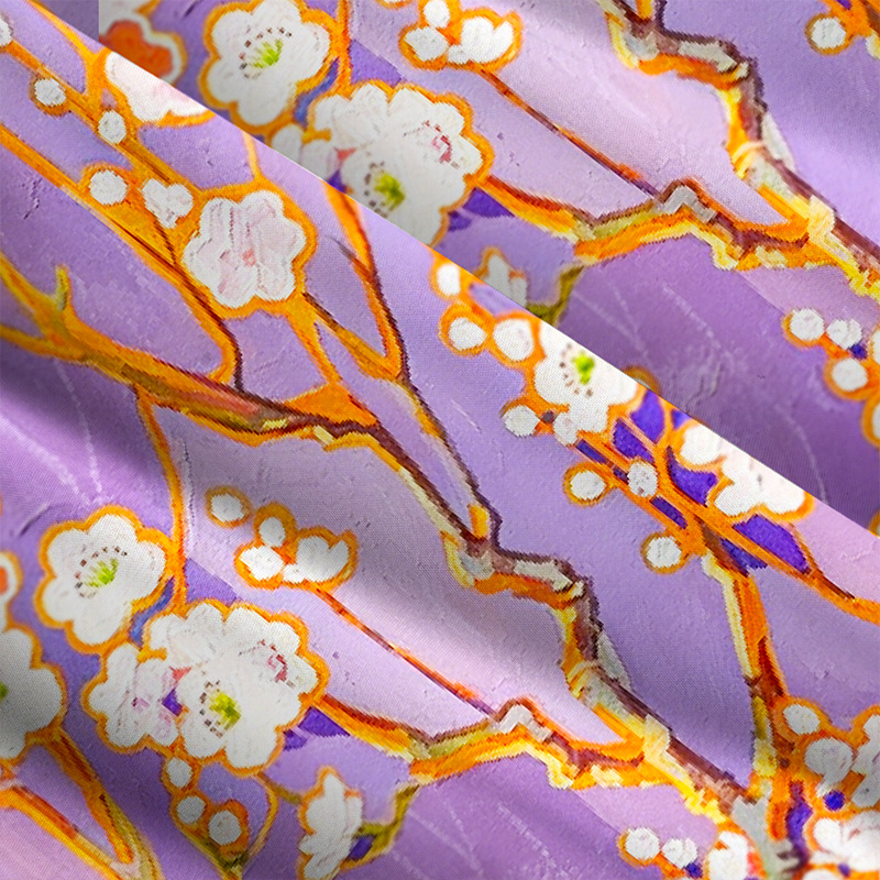 Tokyo-Tiger Sakura In Violet Maxi Dress