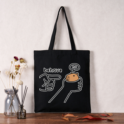 Tokyo-Tiger Dishonest Capybara Tote Bag