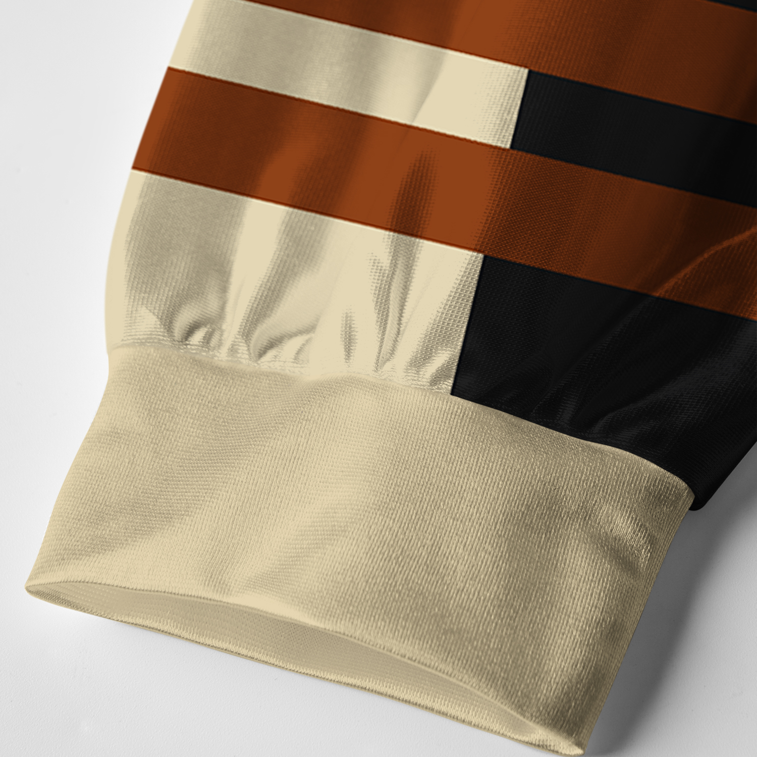 Tokyo-Tiger Retro Raccoon Samurai Paneled Long Sleeve Jersey