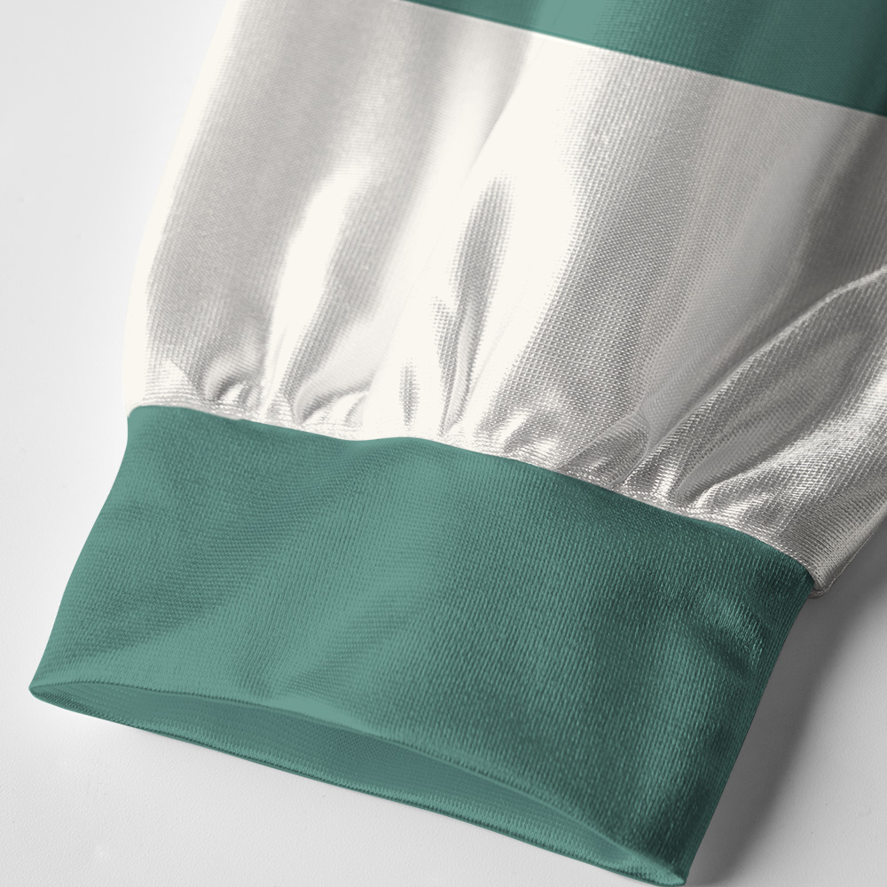 Tokyo-Tiger Duck-Tape Paneled Long Sleeve Jersey