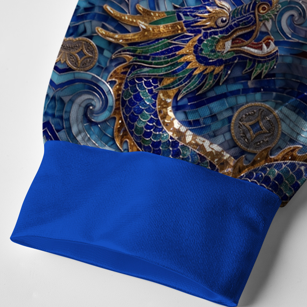 Tokyo-Tiger Cosmic Koi Of Chaotic Luck Paneled Long Sleeve Jersey