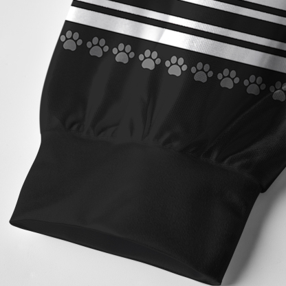 Tokyo-Tiger The Cat Is Watching Today Paneled Long Sleeve Jersey