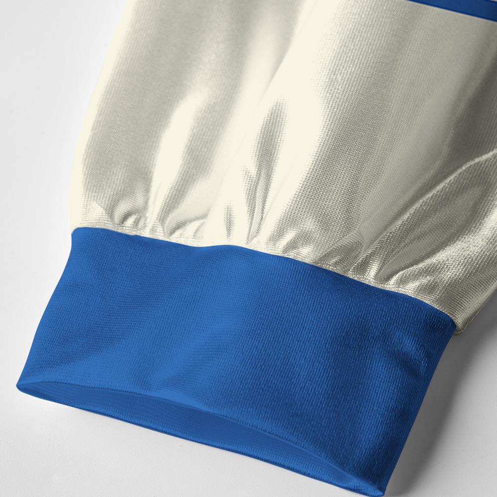 Tokyo-Tiger Bamboo Blue Heron Paneled Long Sleeve Jersey