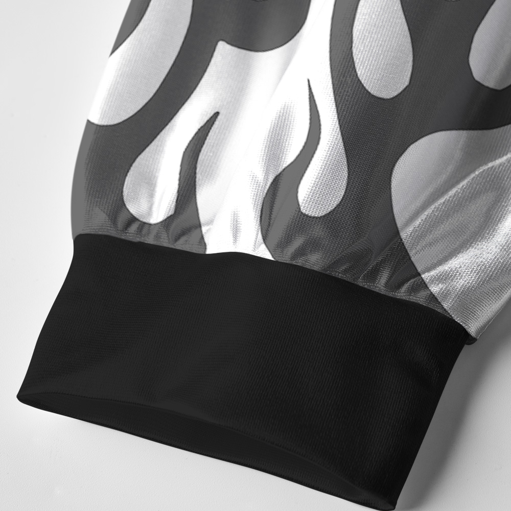 Tokyo-Tiger Purranormal Cativity Paneled Long Sleeve Jersey