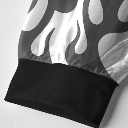 Tokyo-Tiger Purranormal Cativity Paneled Long Sleeve Jersey