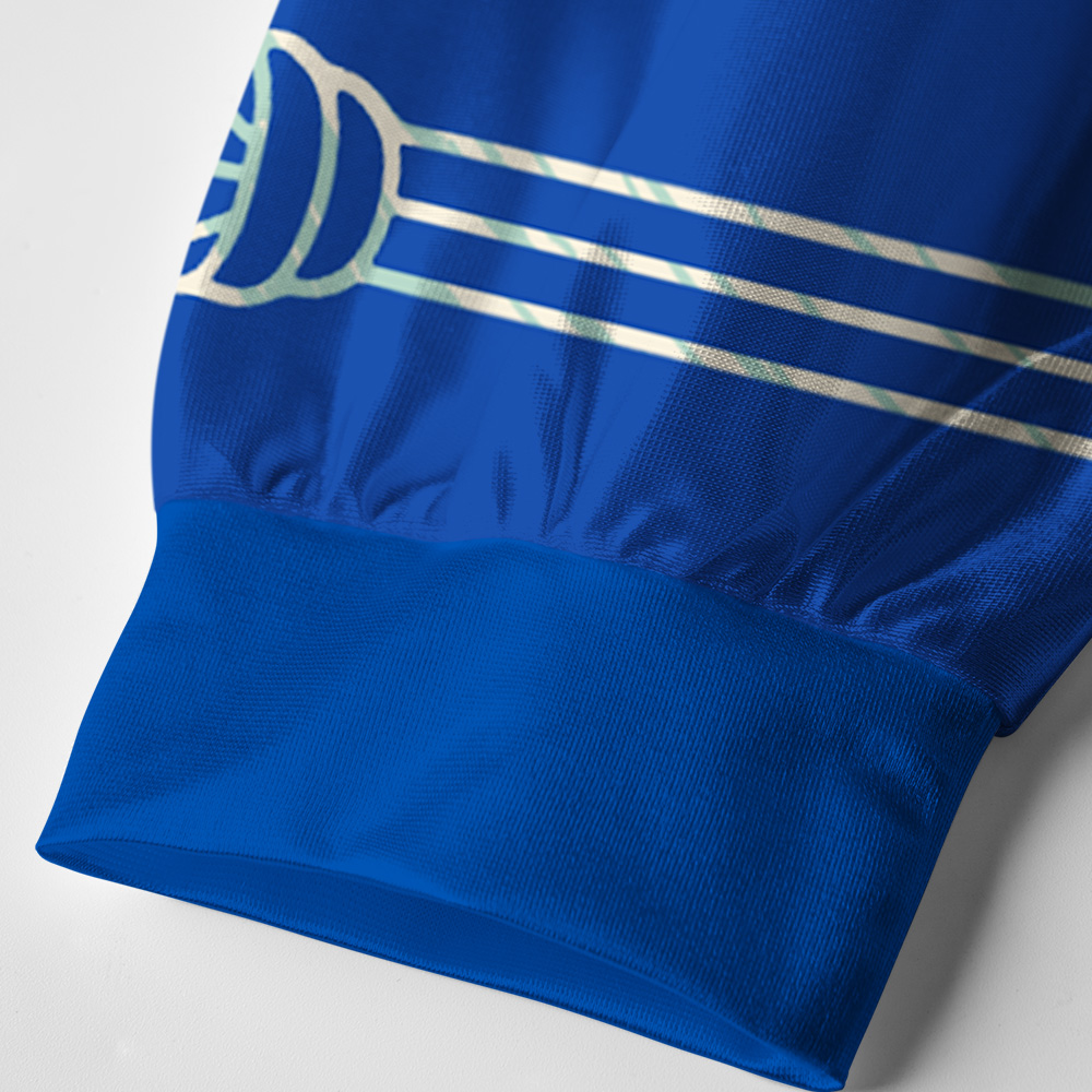 Tokyo-Tiger Starry Waves of Kanagawa Paneled Long Sleeve Jersey