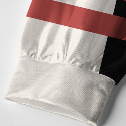 Tokyo-Tiger Samurai Cat Mountains Paneled Long Sleeve Jersey