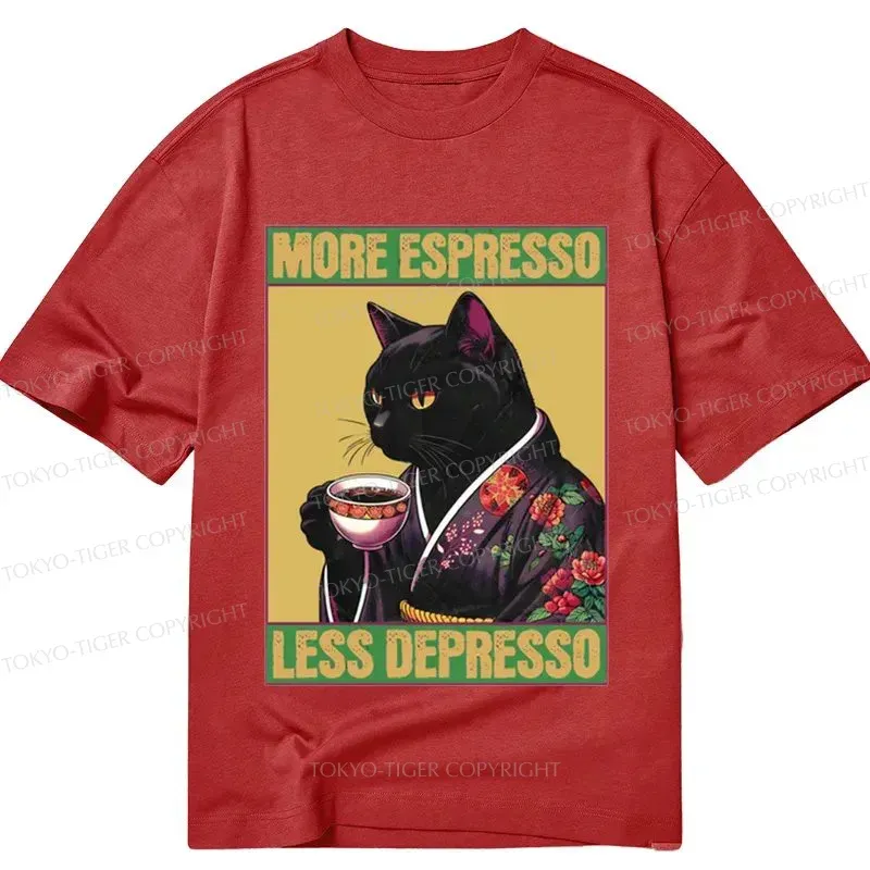 Tokyo-Tiger Up Caffeine Down Depression Classic T-Shirt