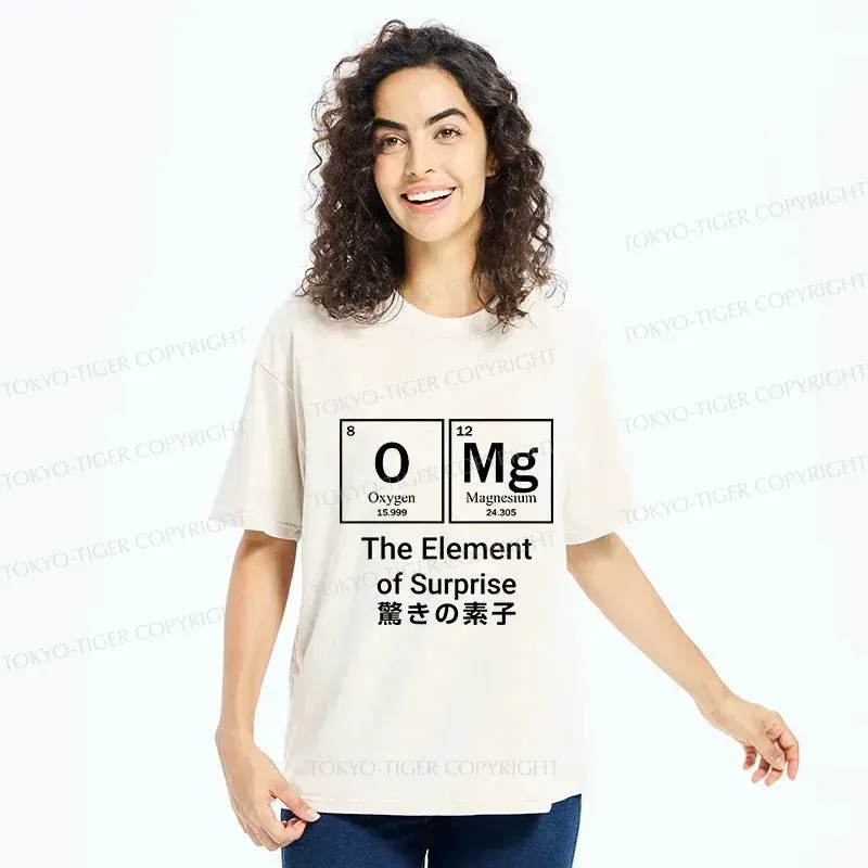 Tokyo-Tiger The Element Of Surprise Washed T-Shirt