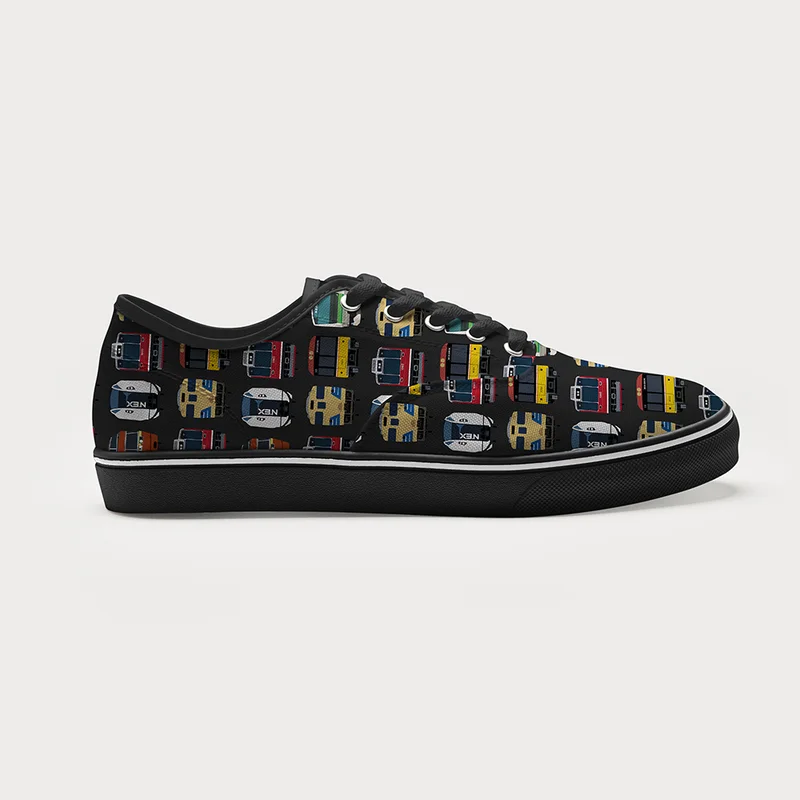 Tokyo-Tiger Japanese Traditional Trains Canvas Shoes