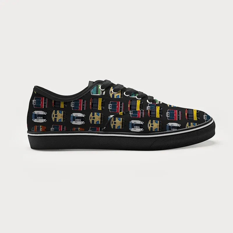 Tokyo-Tiger Japanese Traditional Trains Canvas Shoes