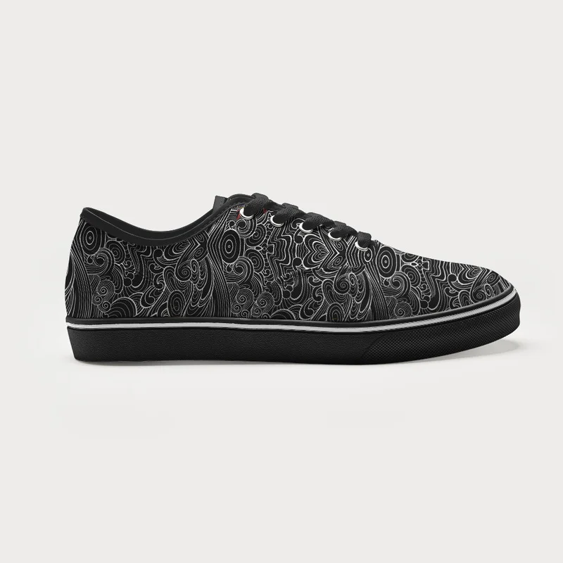 Tokyo-Tiger Floral Whirl Canvas Shoes