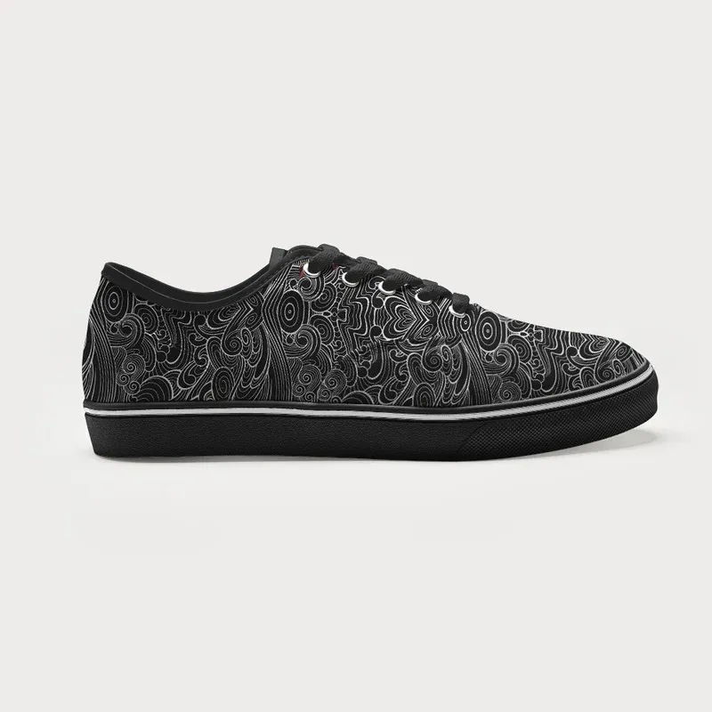 Tokyo-Tiger Floral Whirl Canvas Shoes