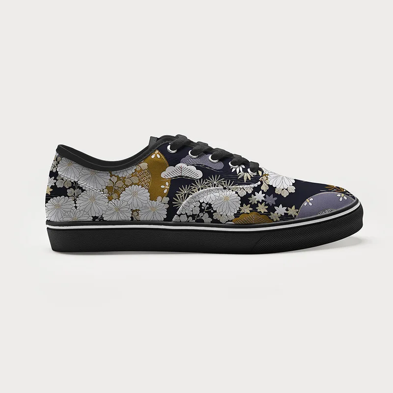 Tokyo-Tiger Japanese Floral Collection Canvas Shoes