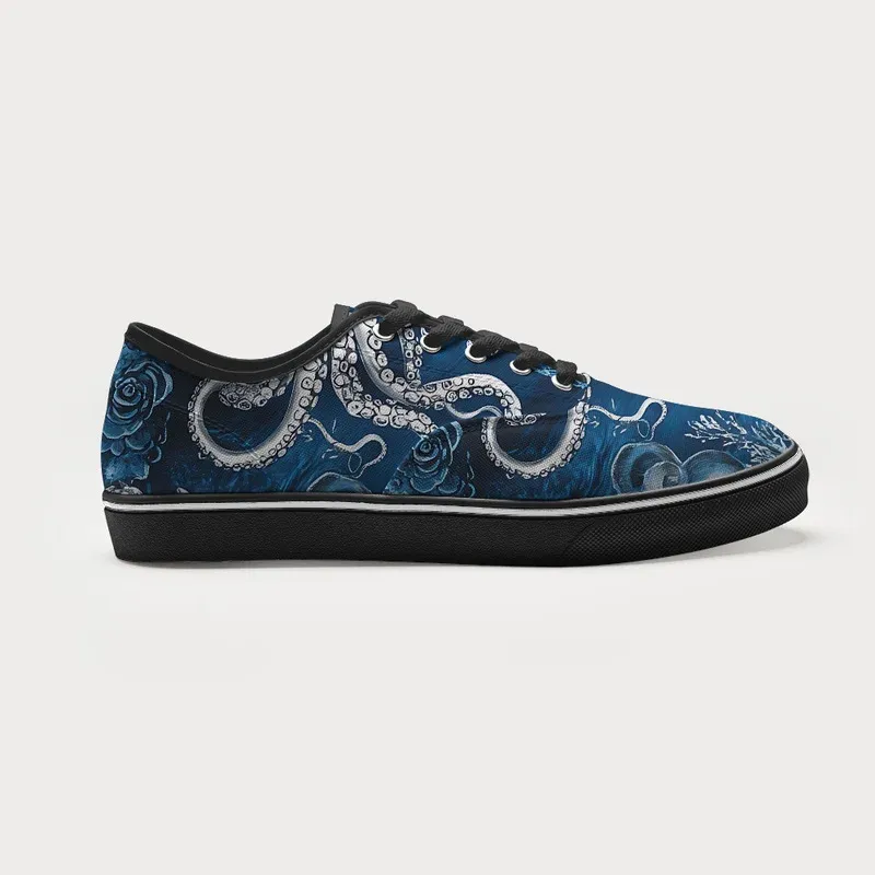 Tokyo-Tiger Deep Sea Octopus Canvas Shoes