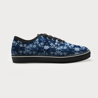 Tokyo-Tiger Midnight Blossoms Canvas Shoes