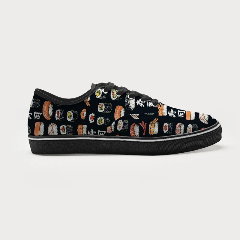 Tokyo-Tiger Delicious Sushi Canvas Shoes