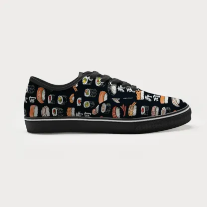 Tokyo-Tiger Delicious Sushi Canvas Shoes