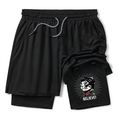 Tokyo-Tiger Trust Cat Chairman Training Shorts