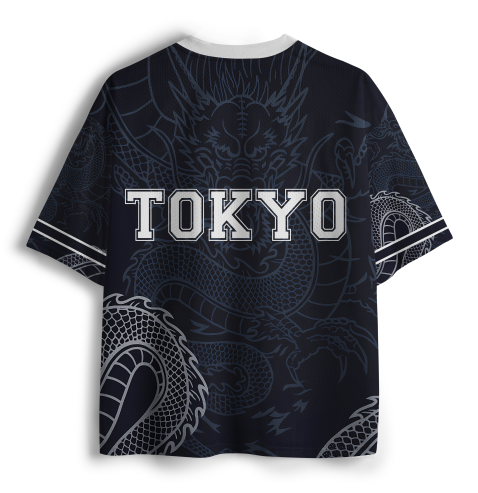 Tokyo-Tiger Rise Of The Dragon Japanese Mesh Jersey