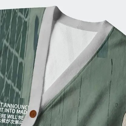 Tokyo-Tiger unny Rabbit: Signs Of Madness Gradually Appear Ugly Cardigan Sweater