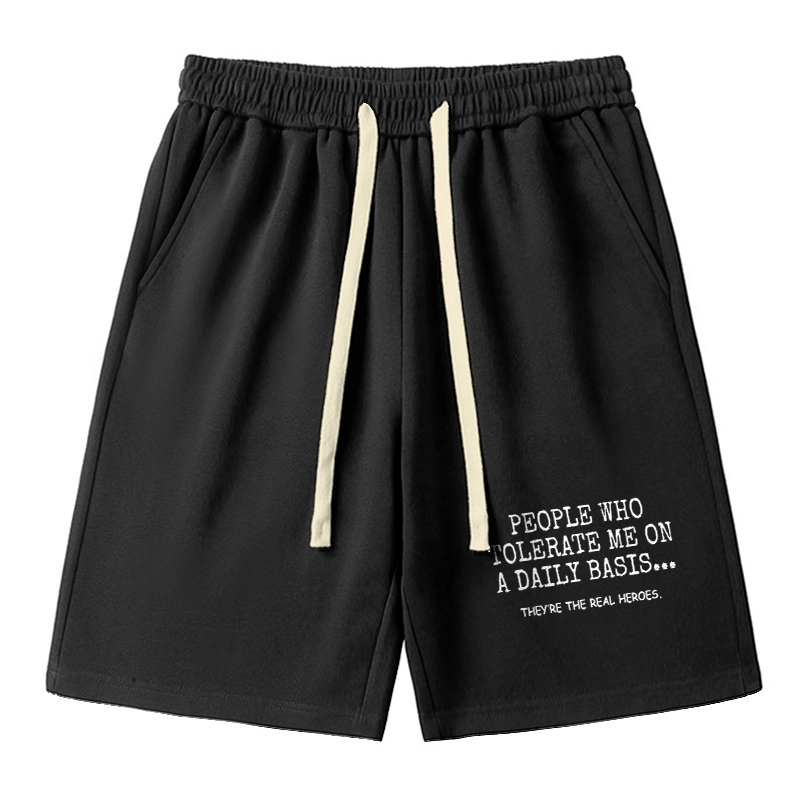 Tokyo-Tiger Anyone Who Puts Up With Me Is A Hero Unisex Shorts