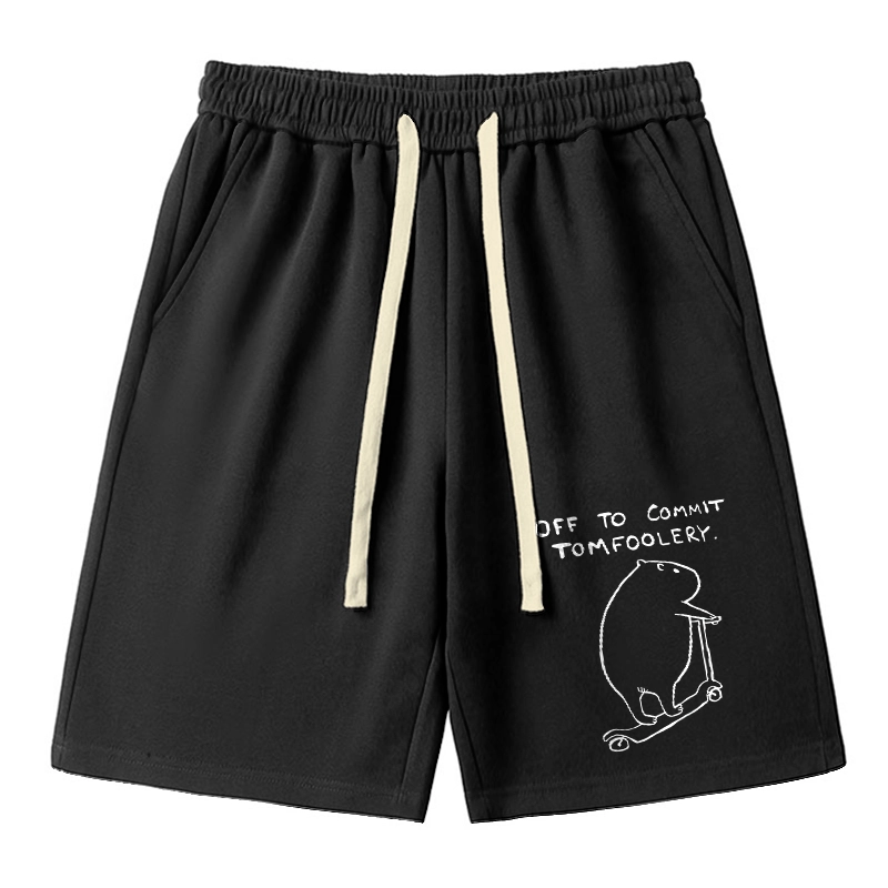 Tokyo-Tiger Capybara Is Ready To Do Something Bad Unisex Shorts