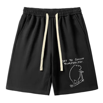 Tokyo-Tiger Capybara Is Ready To Do Something Bad Unisex Shorts