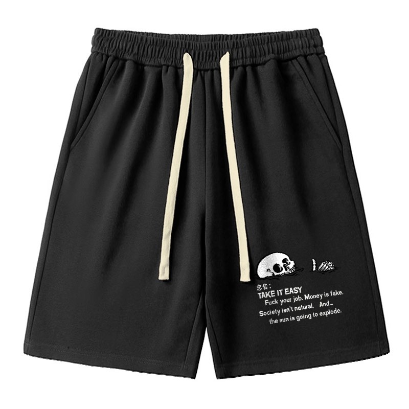 Tokyo-Tiger Skeleton Ridicule Unisex Shorts