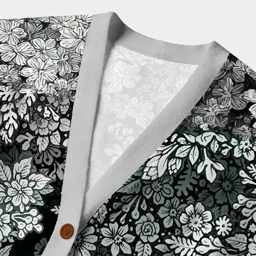 Tokyo-Tiger Every Flower Is Born To Die Just Like Us Ugly Cardigan Sweater