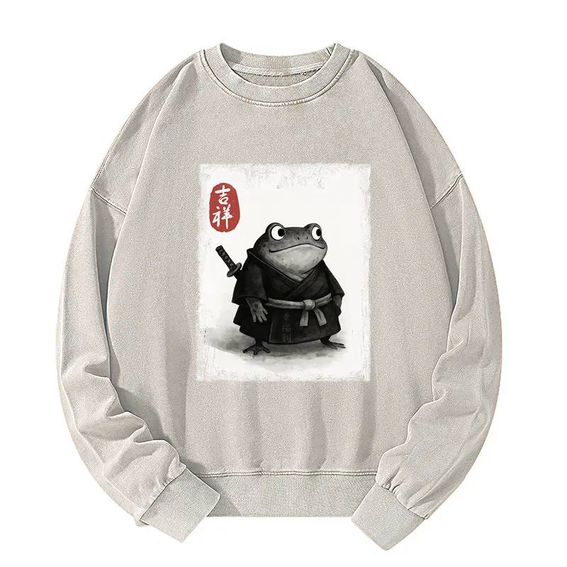 Tokyo-Tiger Blade of the Frog: A Samurai's Tale Washed Sweatshirt