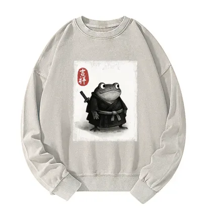 Tokyo-Tiger Blade of the Frog: A Samurai's Tale Washed Sweatshirt