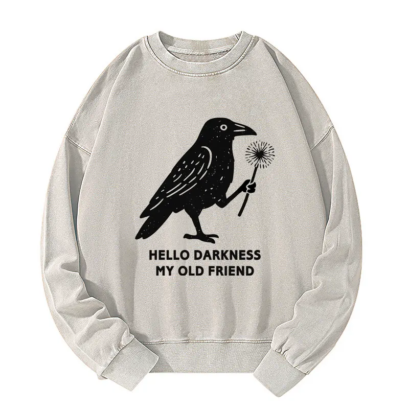 Tokyo-Tiger My Old Friend The Crow Washed Sweatshirt