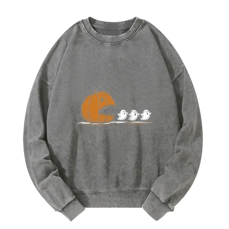 Tokyo-Tiger Halloween Game Washed Sweatshirt