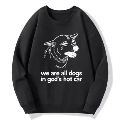 Tokyo-Tiger Sad Dog Funny Classic Sweatshirt