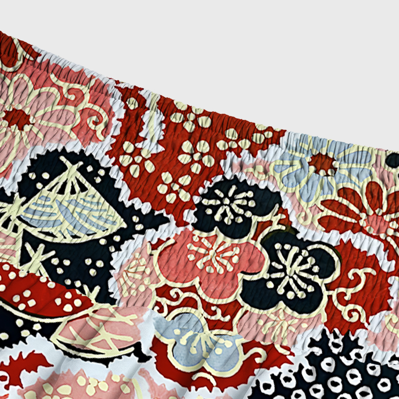 Tokyo-Tiger Floral Symphony Maxi Skirt