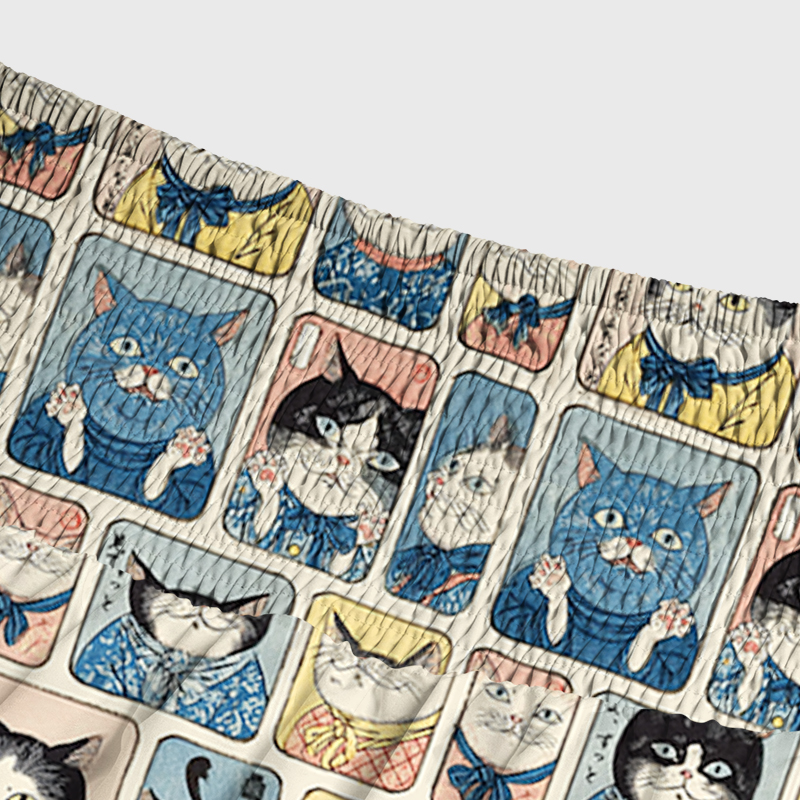 Tokyo-Tiger Many Cats Are Watching You Maxi Skirt