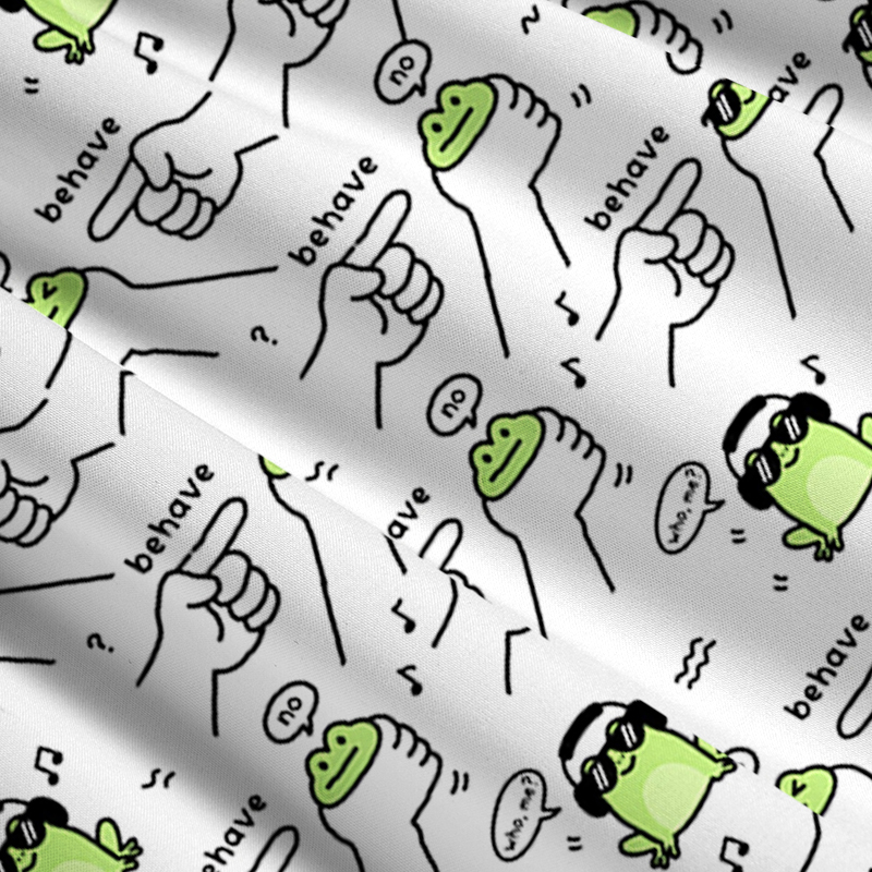Tokyo-Tiger Japanese Dishonest Frog Maxi Skirt