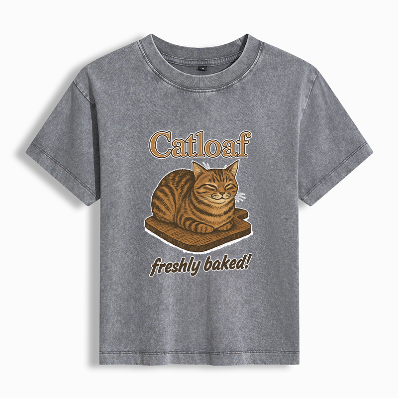 Tokyo-Tiger Japan Catloaf Women's Washed T-shirt