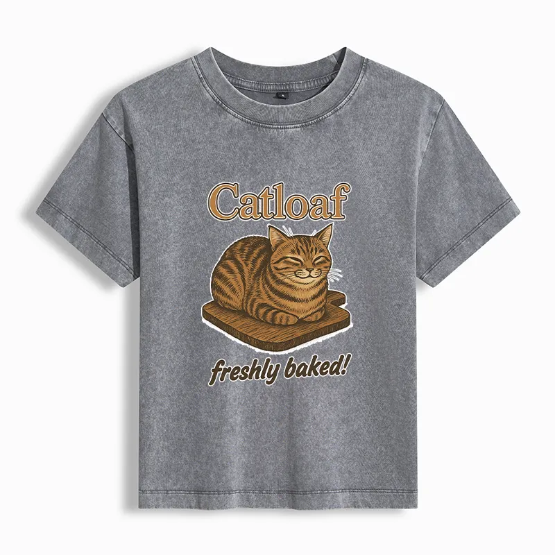 Tokyo-Tiger Japan Catloaf Women's Washed T-shirt