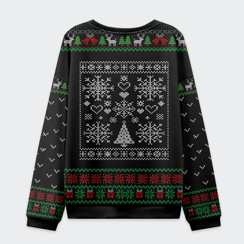 Tokyo-Tiger  The Cat Is Watching Today Christmas Ugly Sweatshirt