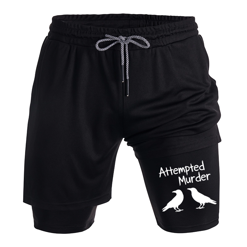 Tokyo-Tiger Two Crows Attempted Murder Joke Training Shorts