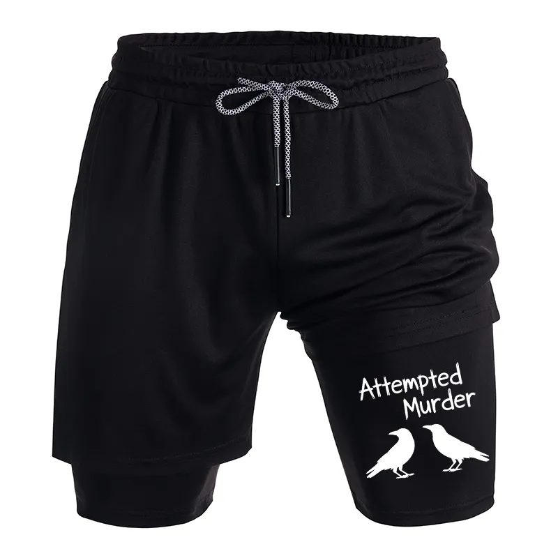 Tokyo-Tiger Two Crows Attempted Murder Joke Training Shorts