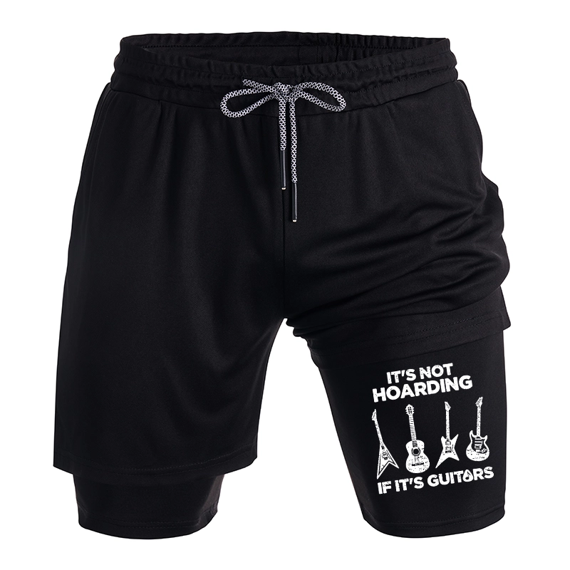 Tokyo-Tiger Music Lover Guitar Hoarding Joke Training Shorts